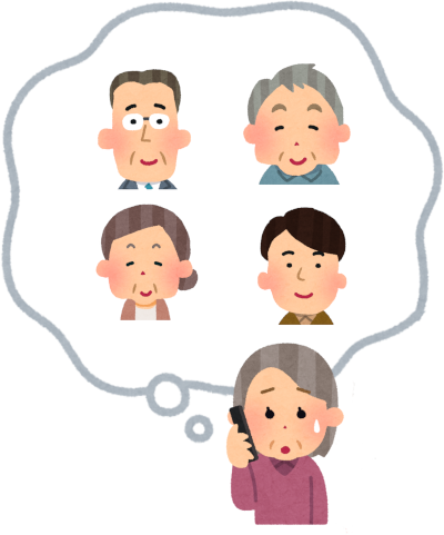 葬儀日程連絡